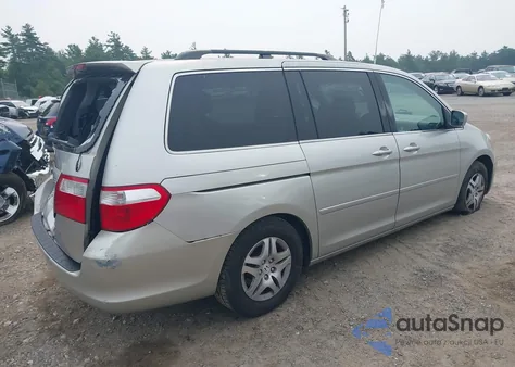 2007 Honda Odyssey Ex из США, поврежденный, VIN 5FNRL38427B455337